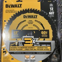 DeWalt DWA11260 DWA11260 DEWALT Construction 12 In. 60-Tooth Fine Finish Circular Saw Blade