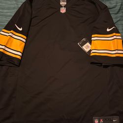 Nike On Field Blank Steeler Jersey Xxl 