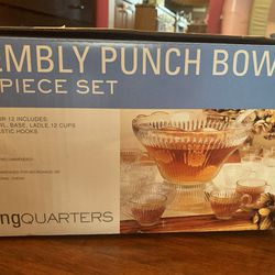 Punch Bowl 7 Piece Set