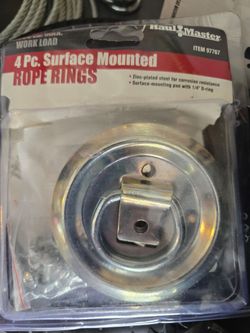 4 pc surface mounted rope ring