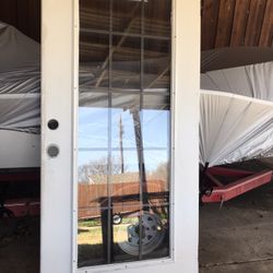 Puerta Vidrio Y Madera 79 y Medio X 36