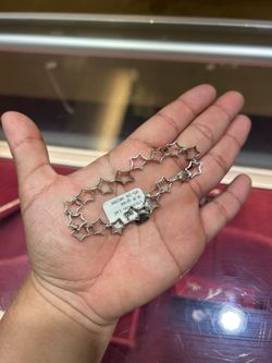 925 SILVER - 9.8 GRMS - JAMES AVERY STAR BRACELET