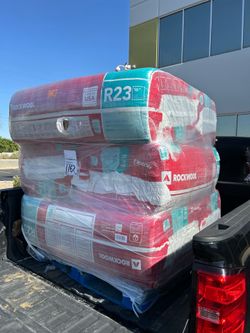 6 bundles Rockwool R-23 fire resistant Insulation Batts