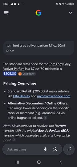 TOM FORD PARFUME
