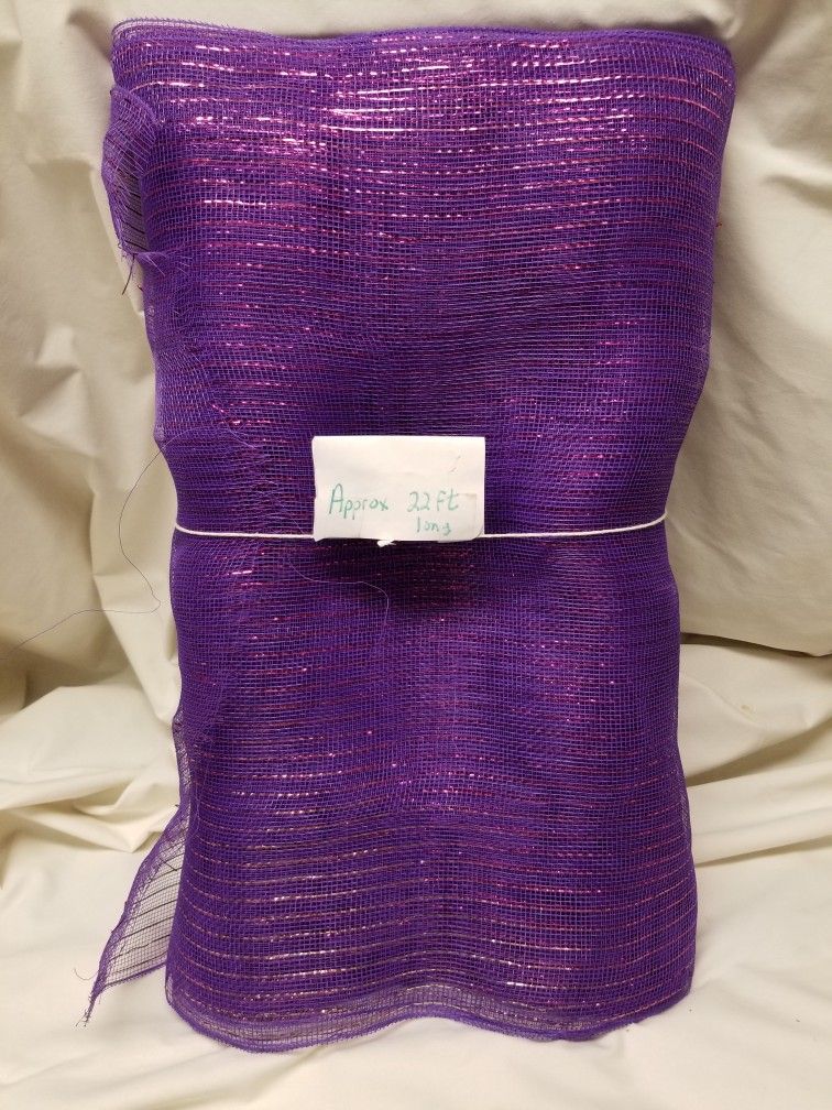 Purple Mesh Ribbon