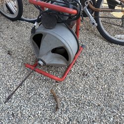 Rigid sewer drum snake