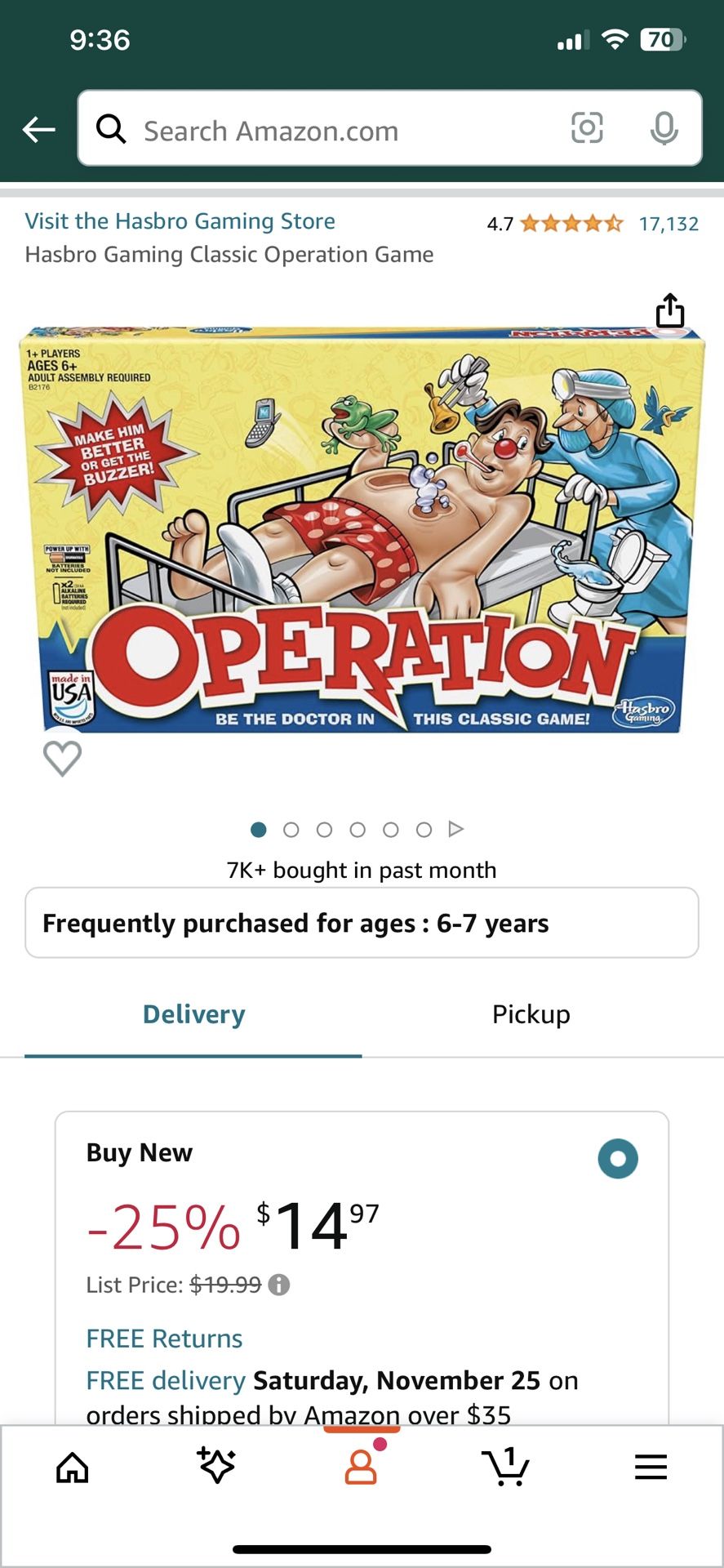 Operation Board Game 