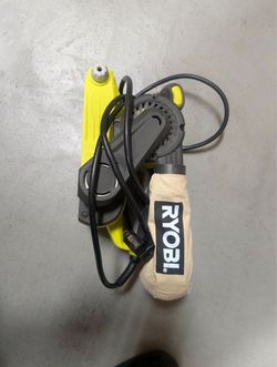 Used RYOBI 6 Amp Corded 3 in. x 18 in. Portable Belt Sander.