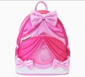 Loungefly Disney Cinderella 75th Anniversary Pink Bow Mini Backpack NWT