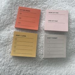 Assorted Sticky Notes 