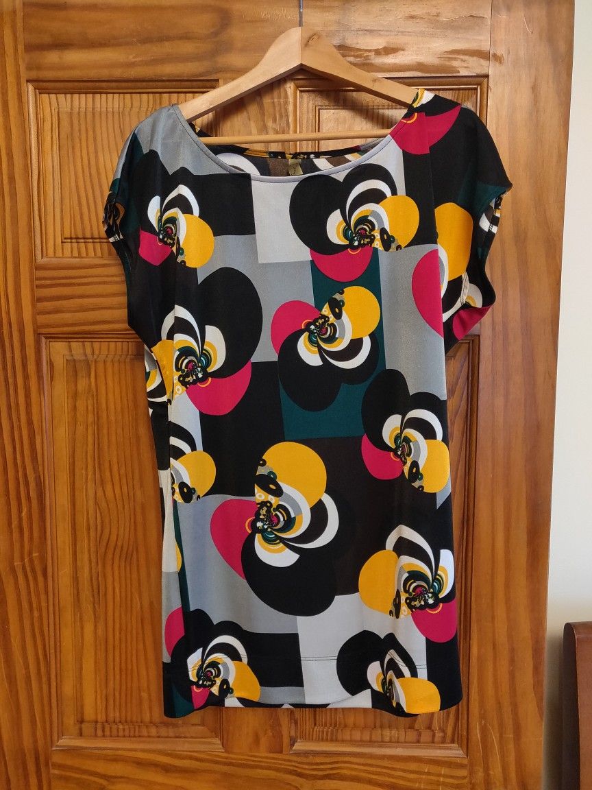 Colorful Geometric Print Tunic