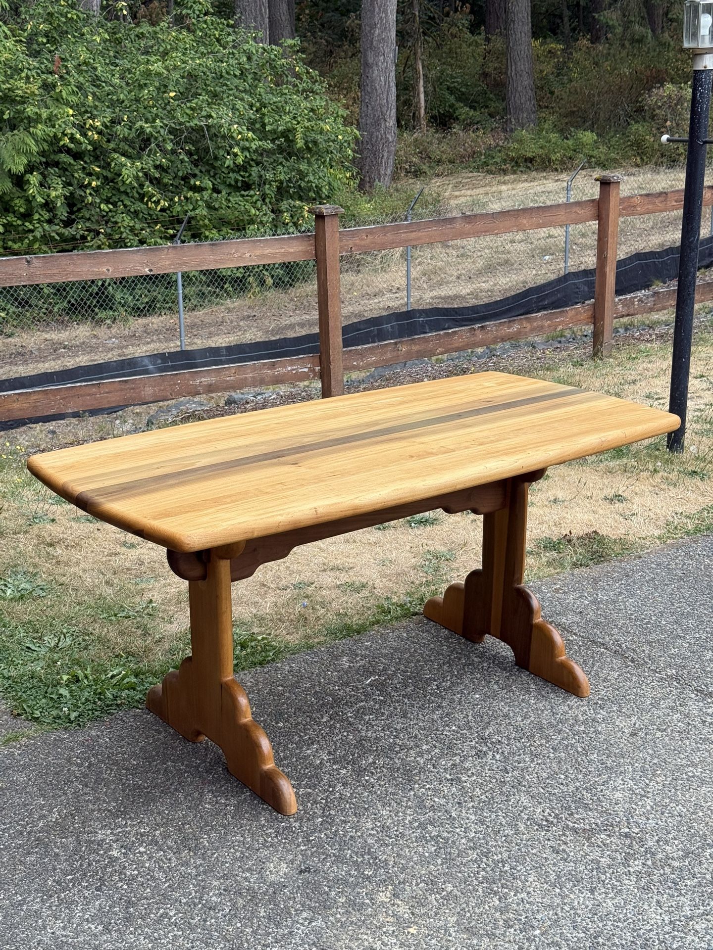 Mid century modern Danish solid Teak table