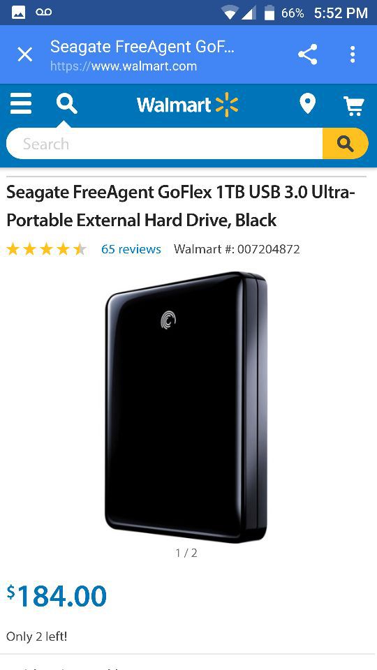 Free Agent Go Flex ultra portable drive