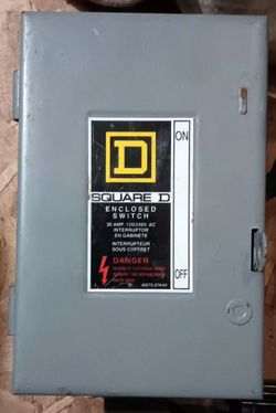 Square D 30A 120V/240V  Interuption Switch