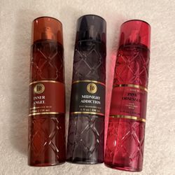 3 Assorted Bath And Body spray NEW