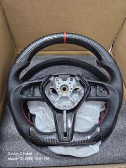 BRAND NEW 2017-2022 INFINITI Q60 Real Carbon Fiber Steering Wheel