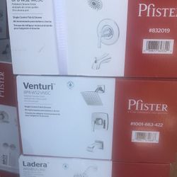 Shower set price pfister $80.00 each