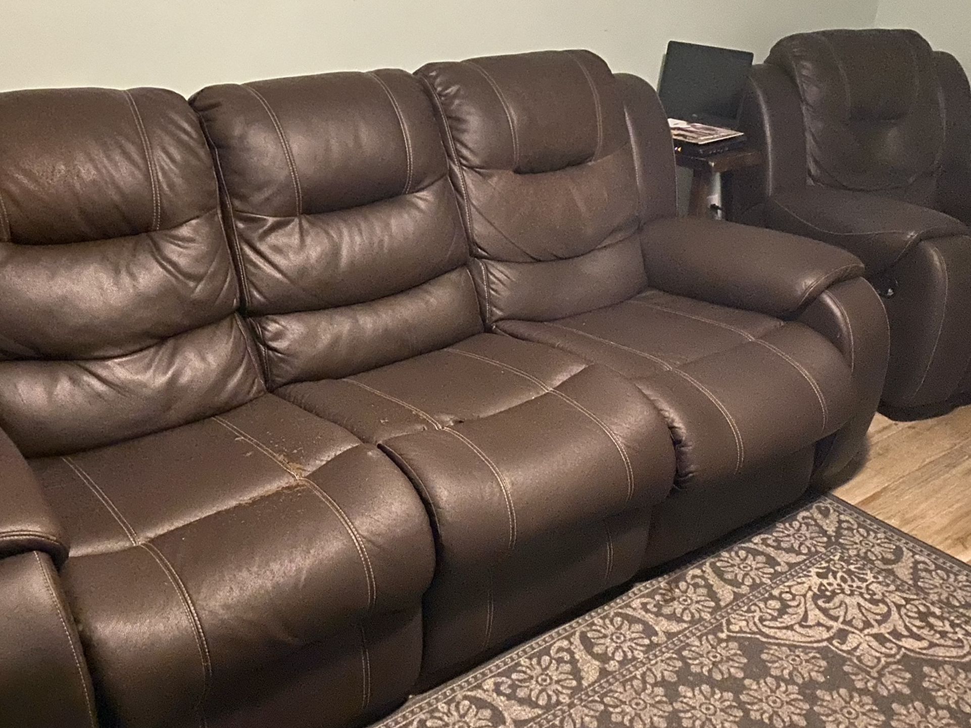 Leather Recliner And Sofa Recliner