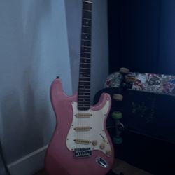 Pink Stratocaster