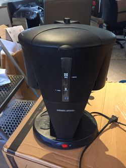 Black and Decker single cup coffee maker