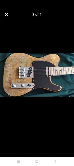 Brand new custom made telecaster electric guitar with new bag