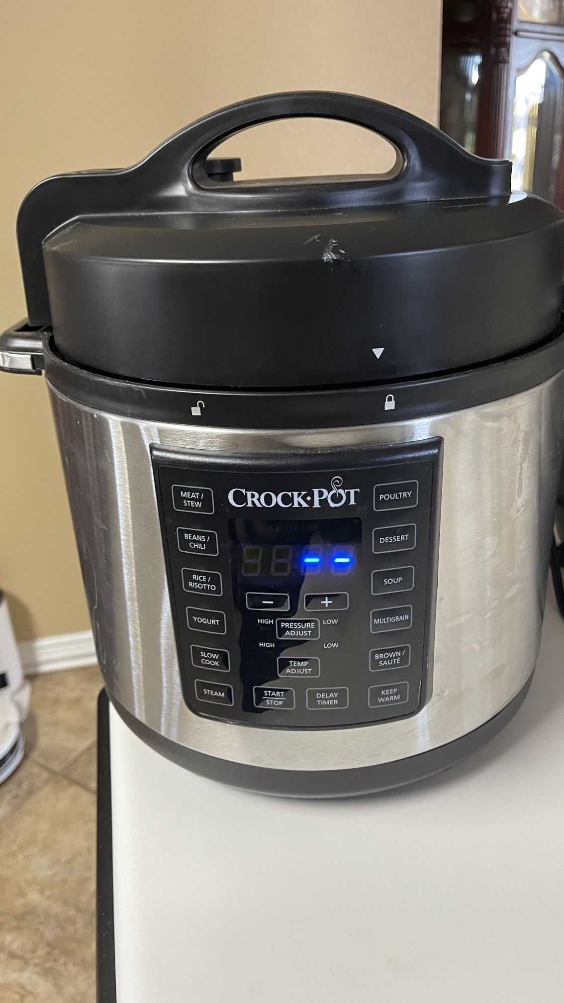 Crock-Pot SCCPPC600-V1 Programmable Pressure Multi Cooker Stainless Steel