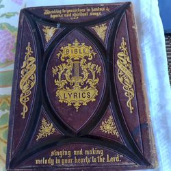 Antique Bible 1870 rare Bible lyrics