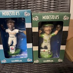 Joe Morgan & Joe Rudi Bobble Head Modesto A’s