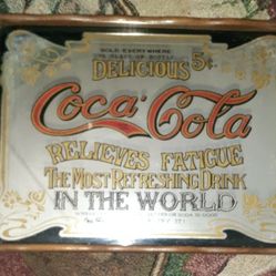 Coca Cola Mirrored Tray