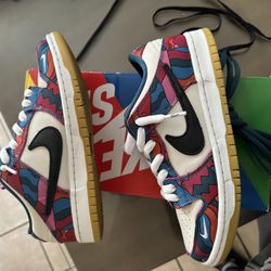 Parra Dunk Low Pro SB Abstract Art