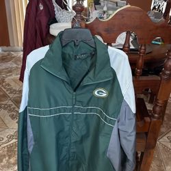Size L Green Bay Packers Windbreaker 