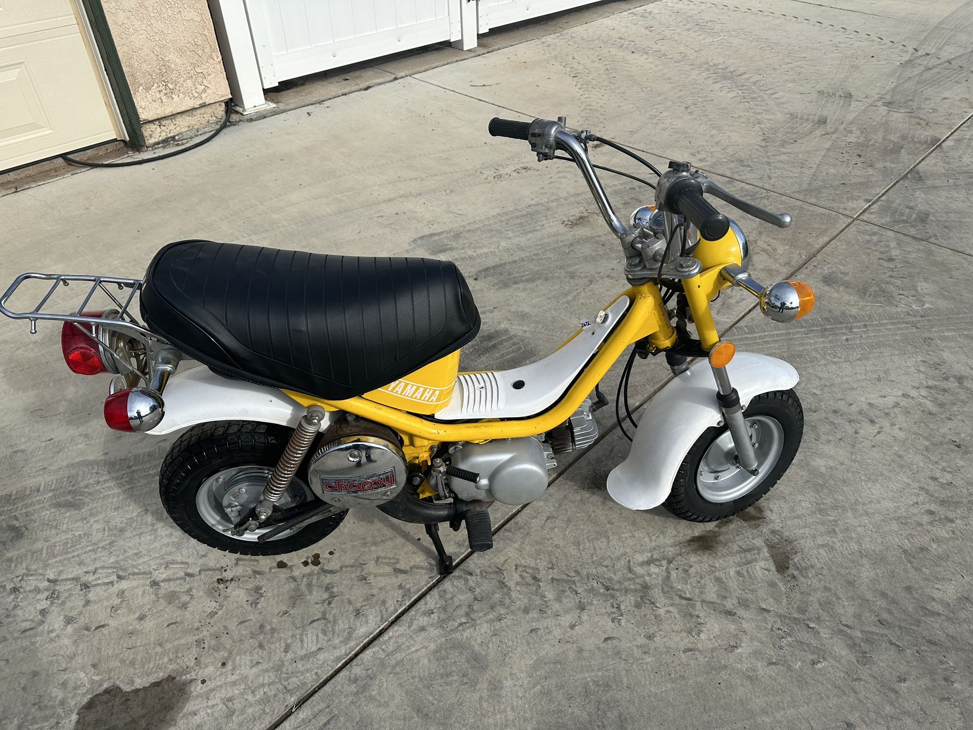 1976 Yamaha Chappy 80cc Title In Hand 324 Original Miles