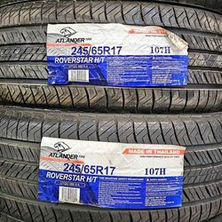 245 65 17 llantas nuevas disponible