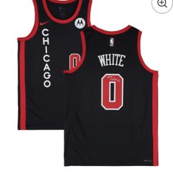 Signed Authentic Coby White Jersey 