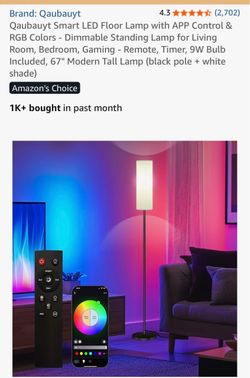 New RGB Smart floor lamp with remote