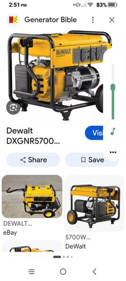 Dewalt generator