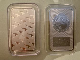 1oz Silver Swan Bar from the Perth Mint