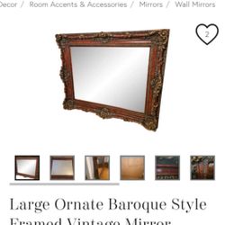 Vintage Large Mirror