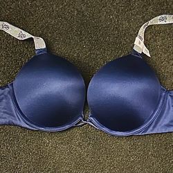 Blue Victoria Secret Bombshell Bra NEW