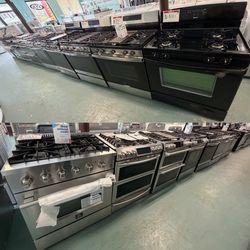 HUGE SELECTION OF STAINLESS  GAS STOVES- EXCELLENT CONDITION 