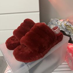 Ugg Fluff Yeah - red