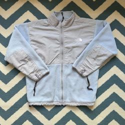 the north face baby blue jacket 