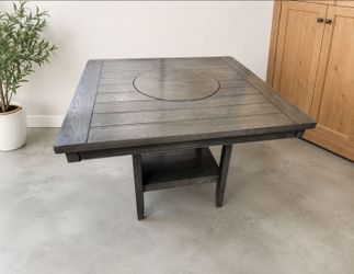 8 Seater Table w/ Lazy Susan (48 in Square)