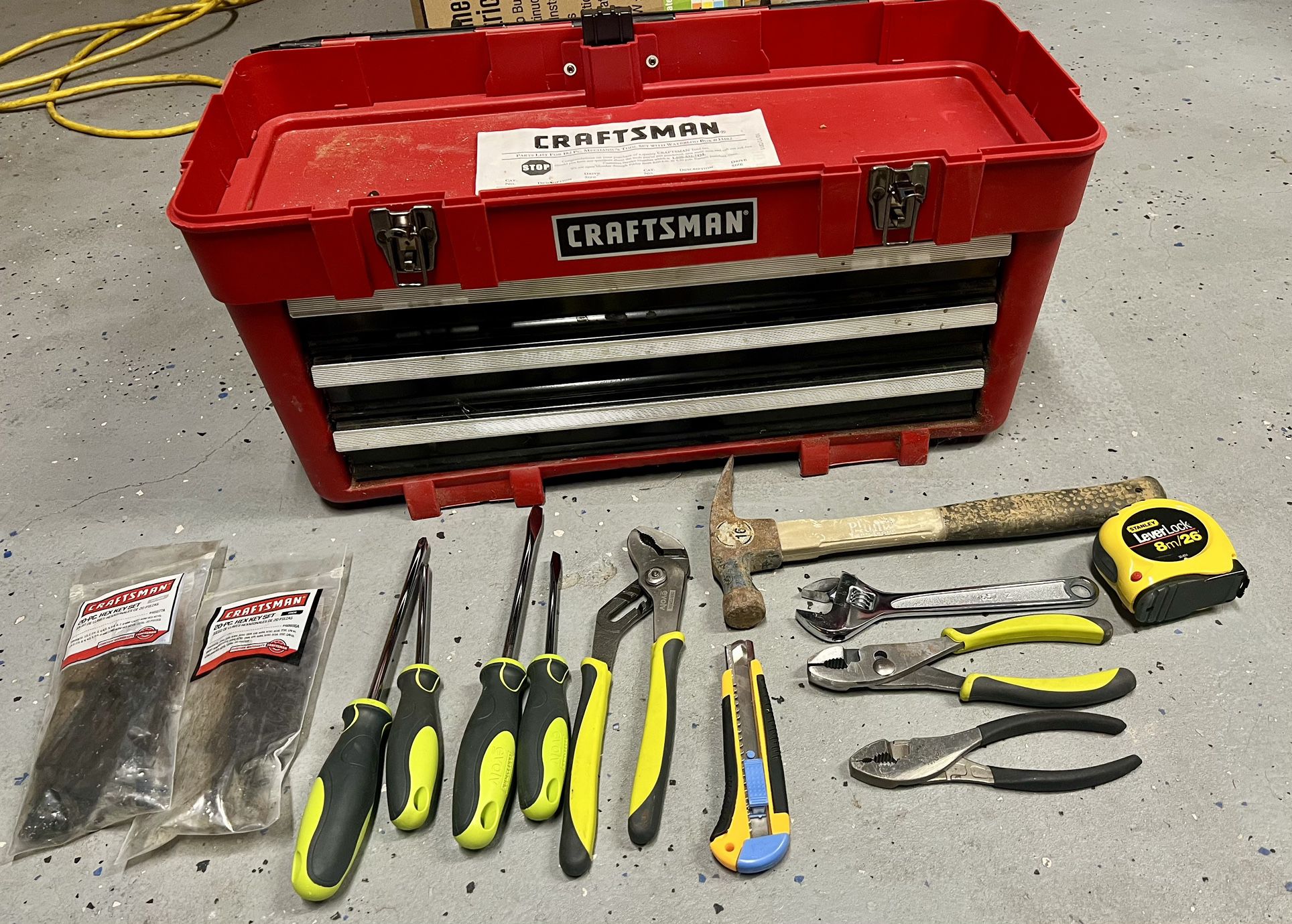 Craftsman 182 Pc Mechanic’s Tool Set plus
