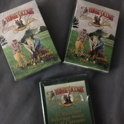 3  Decks  Of 1995 stooges playing cards new sealed