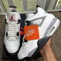 2025 Air Jordan 4 Retro OG White Cement 