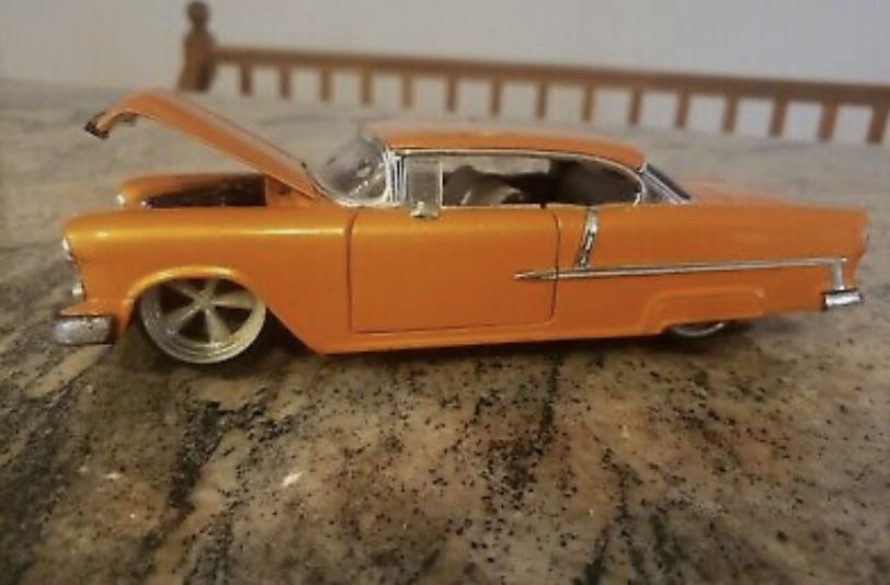 Diecast, Car, 1/24 Scale And 55 Chevy Belair