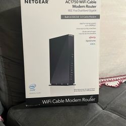 NETGEAR AC1750 WiFi DOCSIS 3.0 Cable Modem Router (C6300)