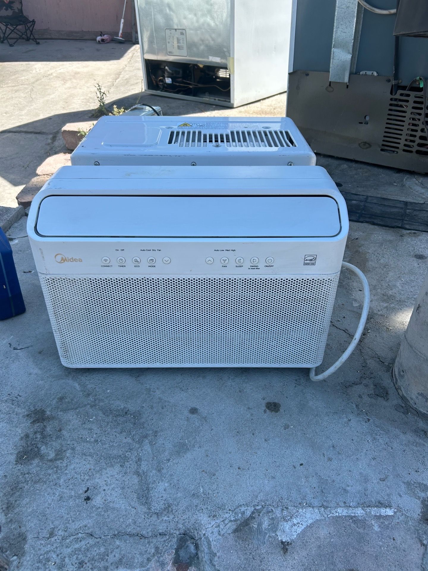 8,000 BTU Midea U shaped window AC