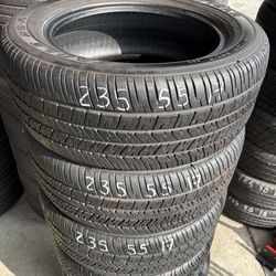 235/55r17 Goodyear RSA Cop Tires In Great Shape